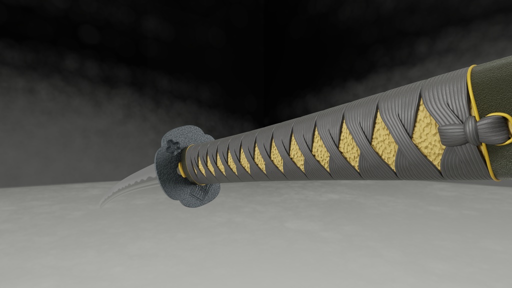 和泉守兼定 3Dモデル