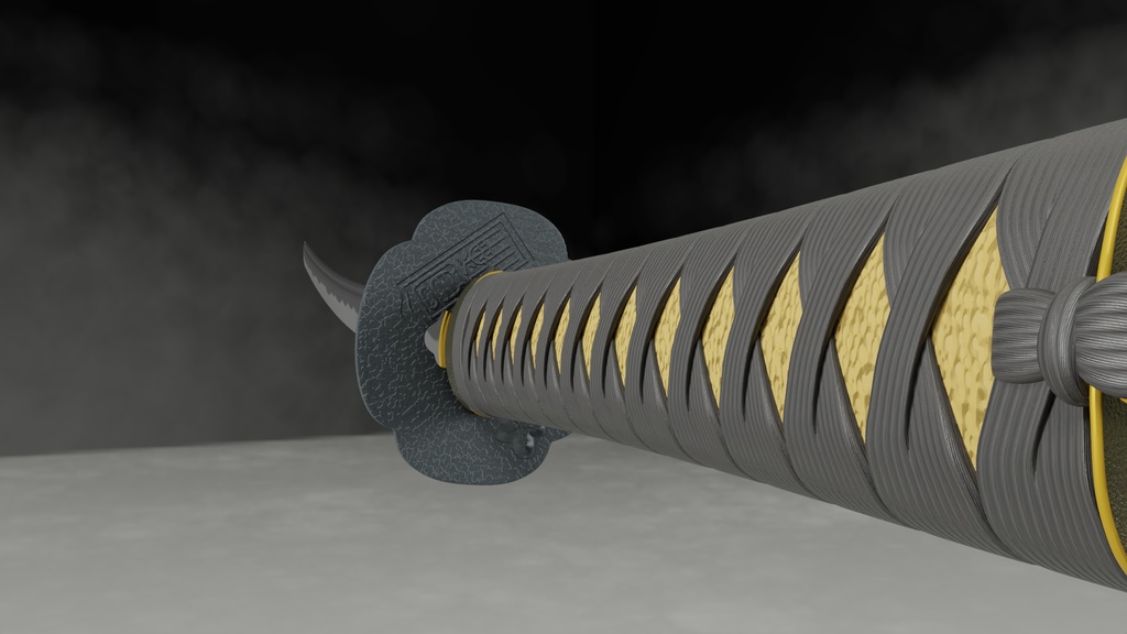 和泉守兼定 3Dモデル