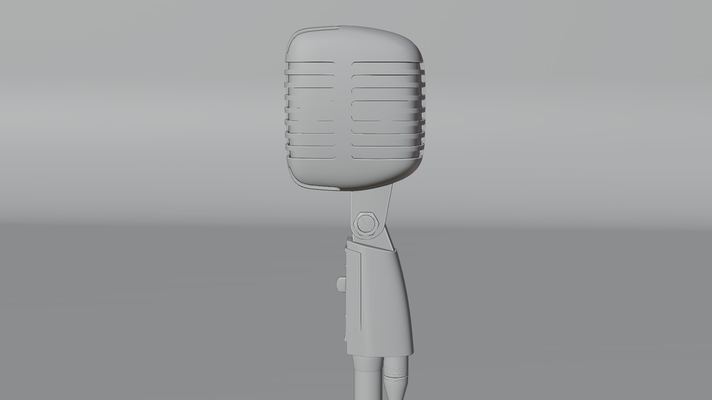マイク&スタンドセット 3Dモデル