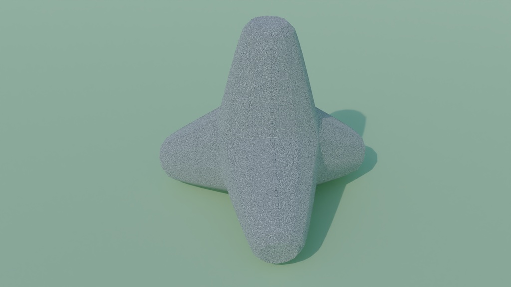 テトラポッド 3Dモデル