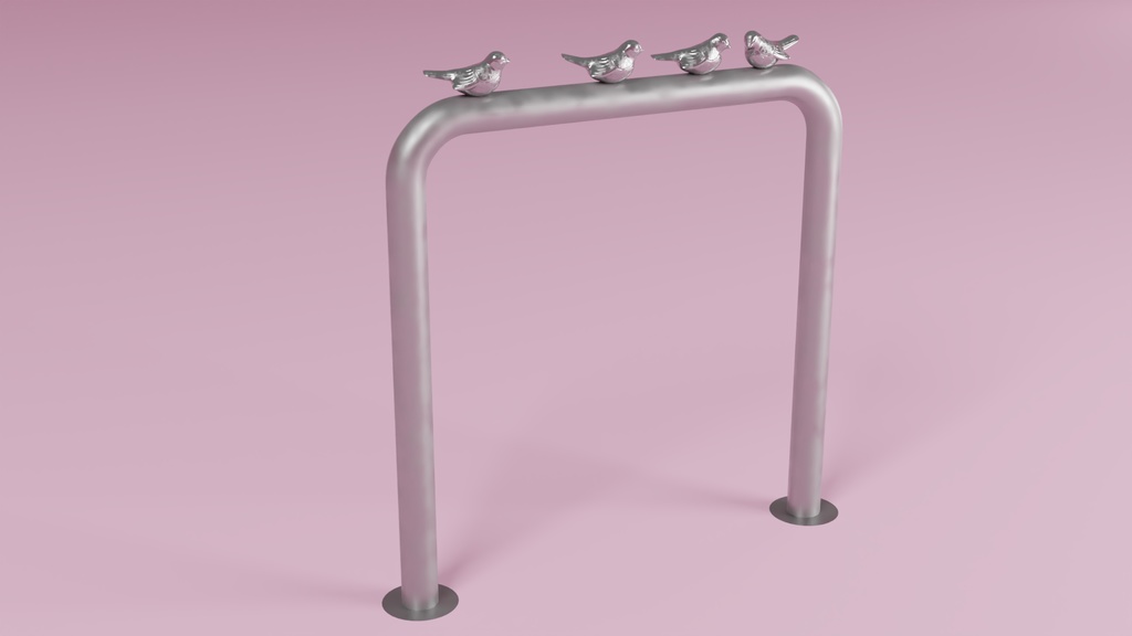 車止め 3Dモデル