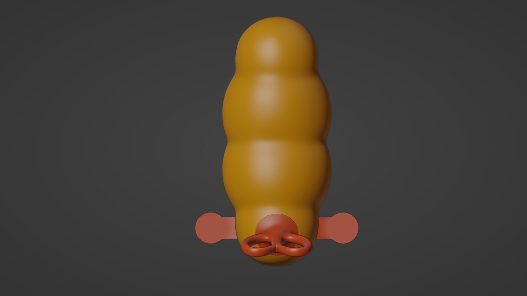 エビフライ 3Dモデル