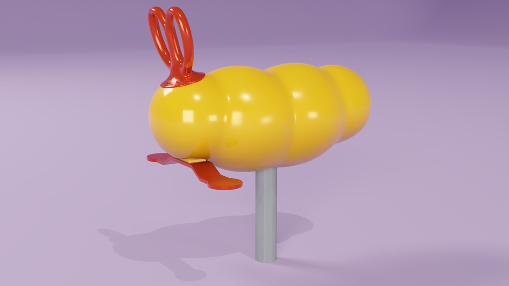 エビフライ 3Dモデル