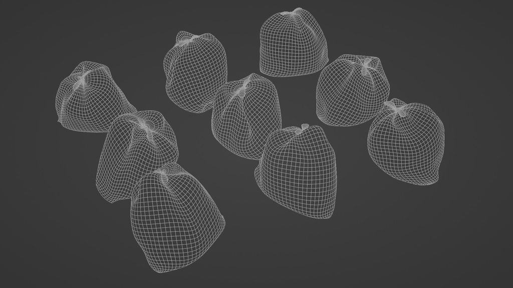 ゴミ袋 3Dモデル