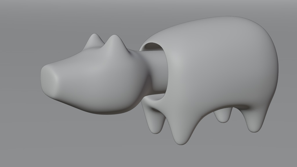 赤べこ 3Dモデル