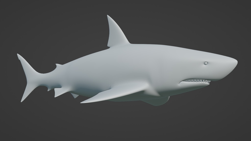 サメ 3Dモデル