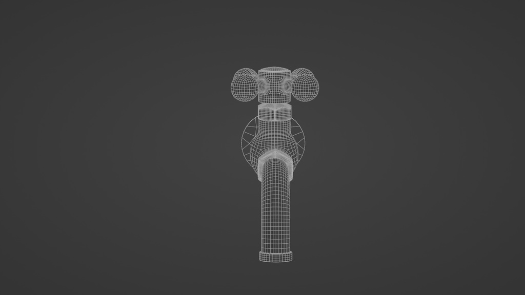 水道蛇口B 3Dモデル