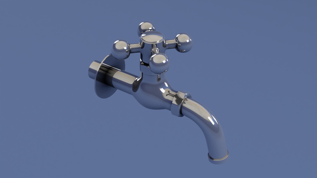 水道蛇口B 3Dモデル