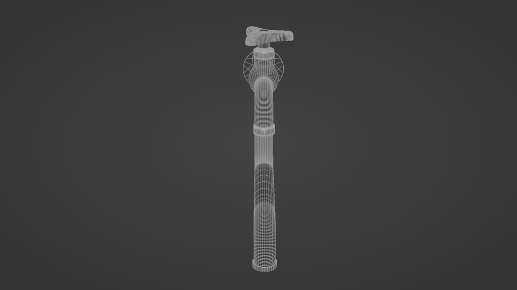 水道蛇口C 3Dモデル