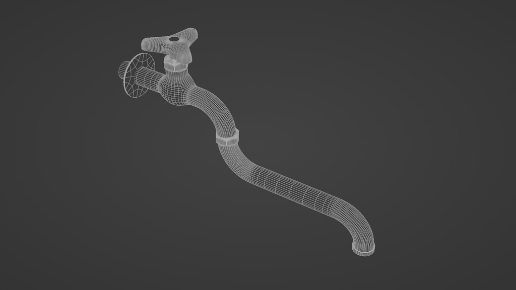 水道蛇口C 3Dモデル