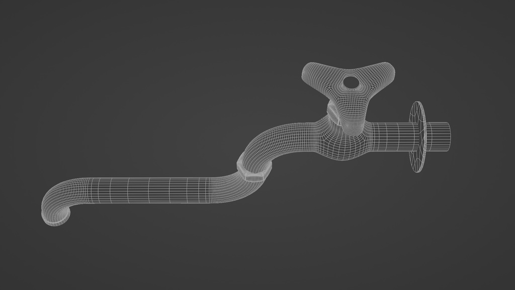 水道蛇口C 3Dモデル