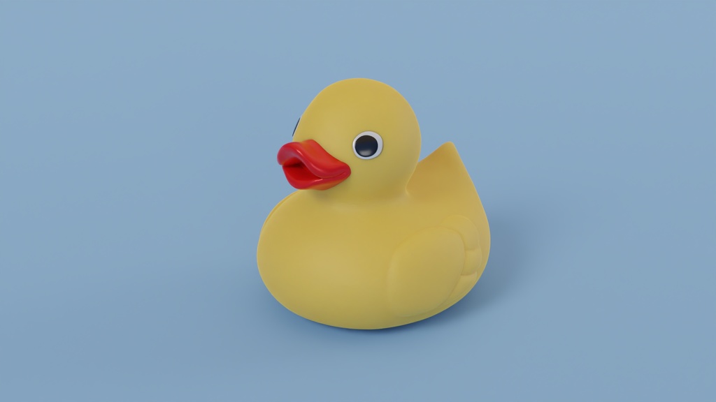 あひるさん 3Dモデル