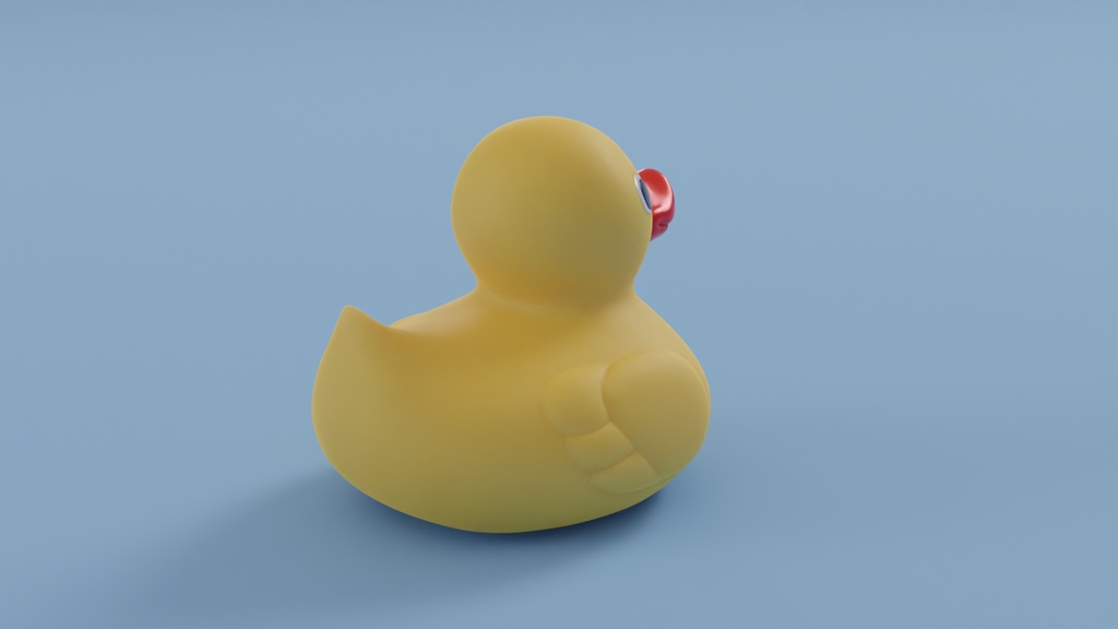 あひるさん 3Dモデル