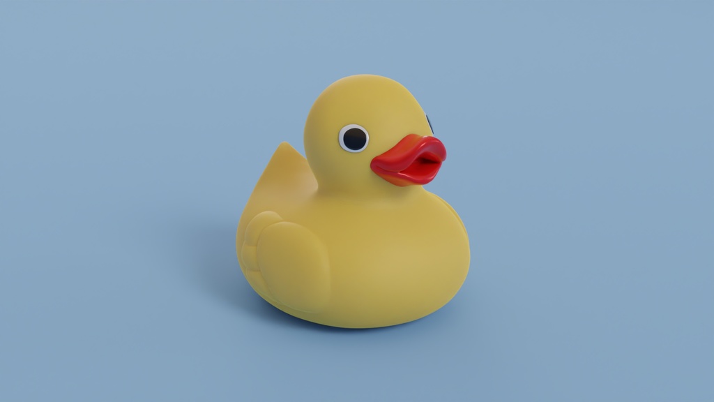 あひるさん 3Dモデル