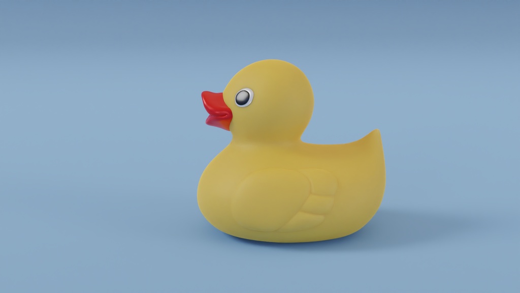 あひるさん 3Dモデル