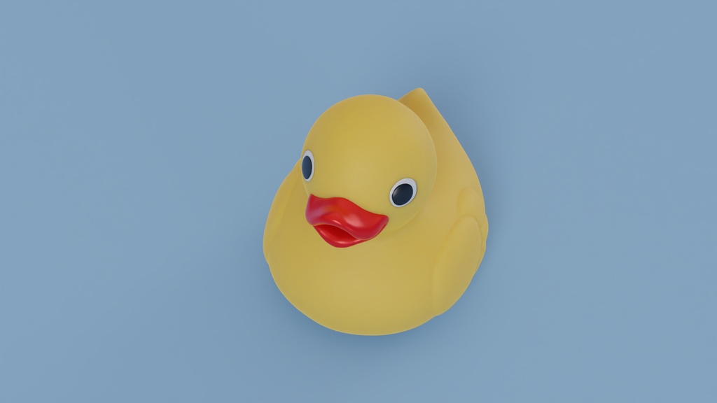 あひるさん 3Dモデル