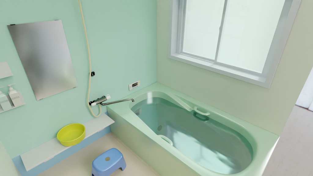 浴室 3Dモデル