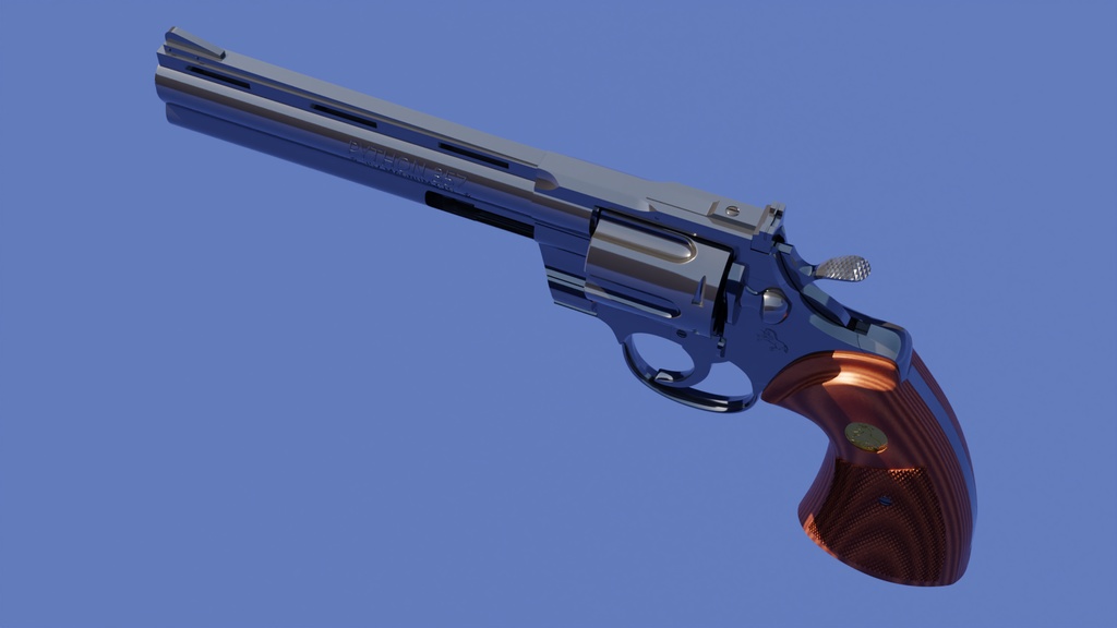 357マグナム 3Dモデル