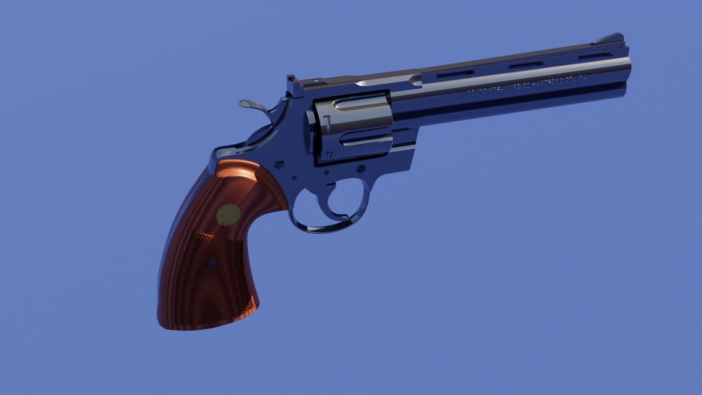 357マグナム 3Dモデル