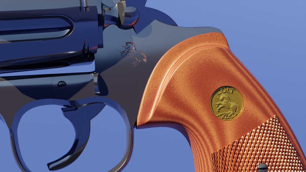 357マグナム 3Dモデル