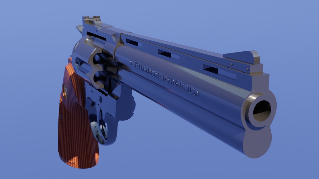 357マグナム 3Dモデル