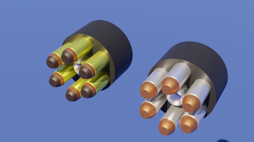 マグナム用銃弾 3Dモデル