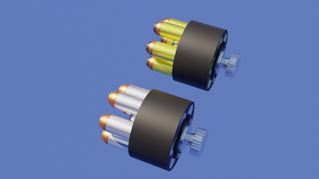 マグナム用銃弾 3Dモデル