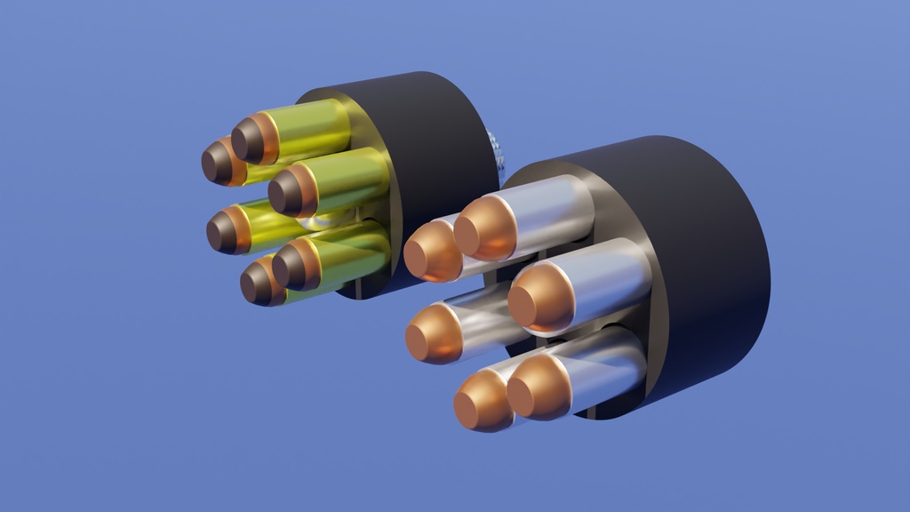マグナム用銃弾 3Dモデル