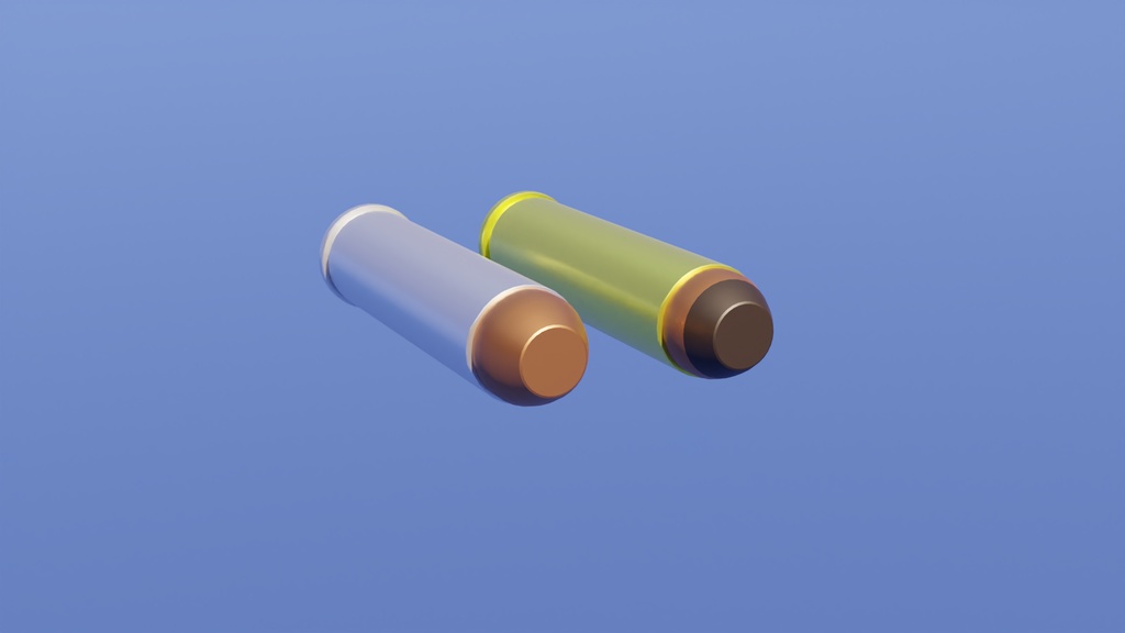 マグナム用銃弾 3Dモデル