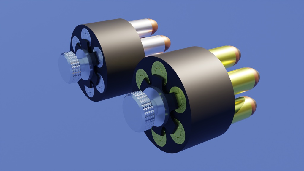 マグナム用銃弾 3Dモデル
