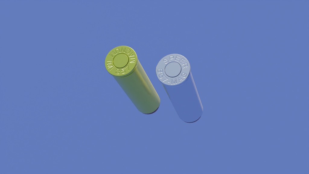 マグナム用銃弾 3Dモデル