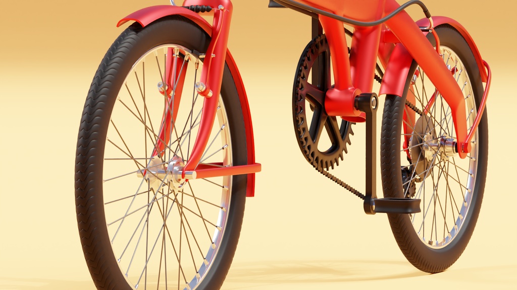 自転車 3Dモデル