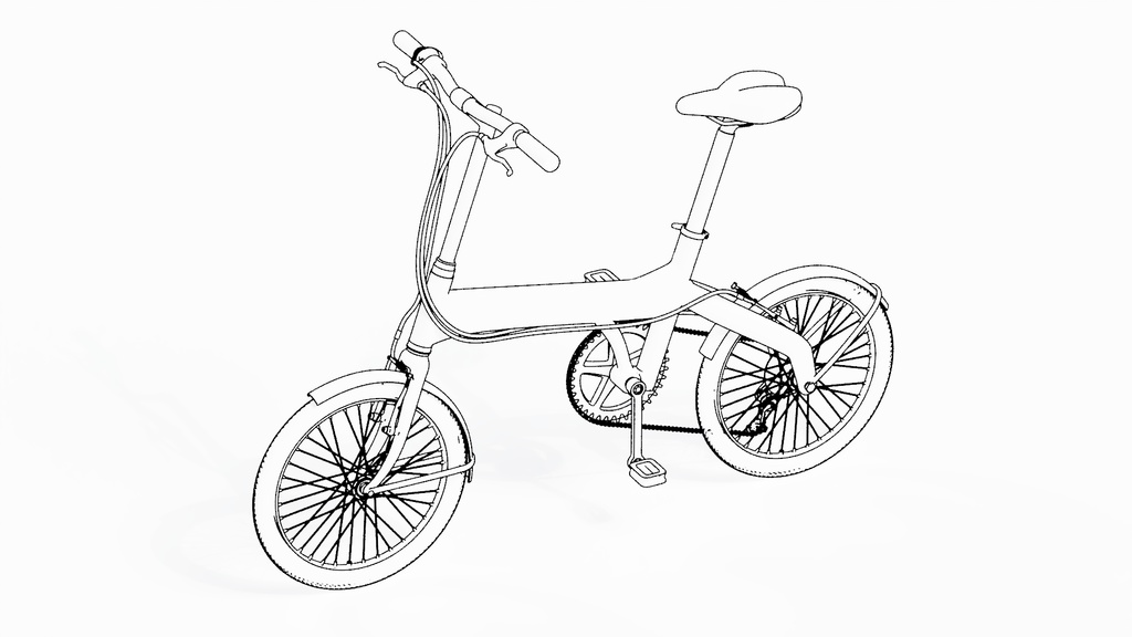 自転車 3Dモデル