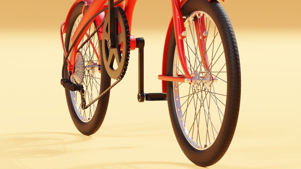 自転車 3Dモデル