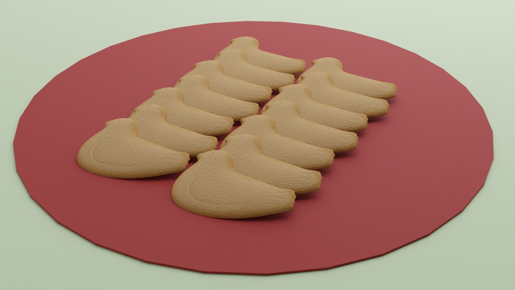 鳥のお菓子1 3Dモデル