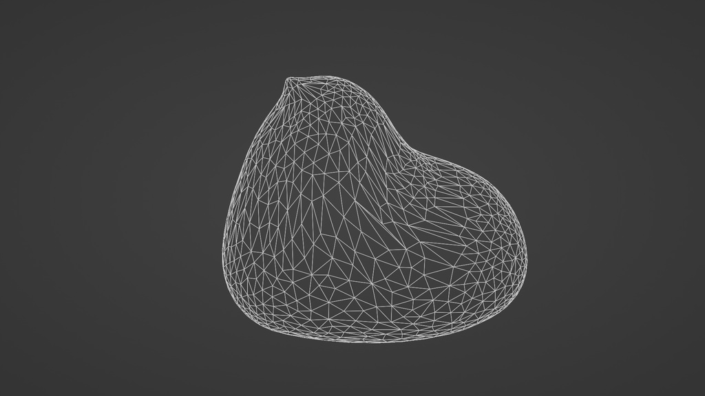鳥のお菓子2 3Dモデル