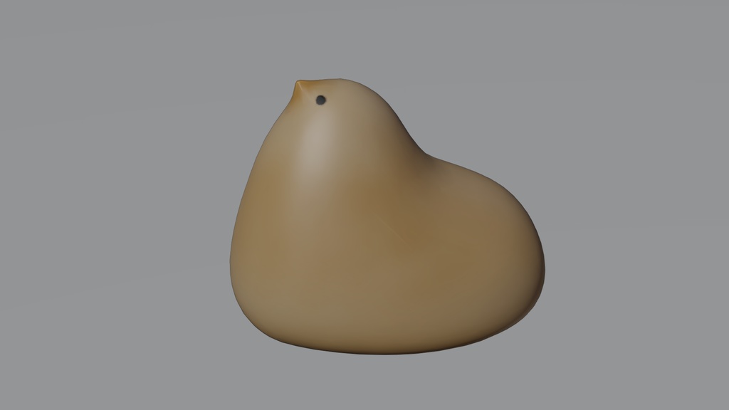 鳥のお菓子2 3Dモデル
