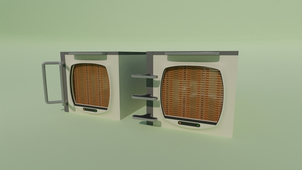 カプセルホテル 3Dモデル