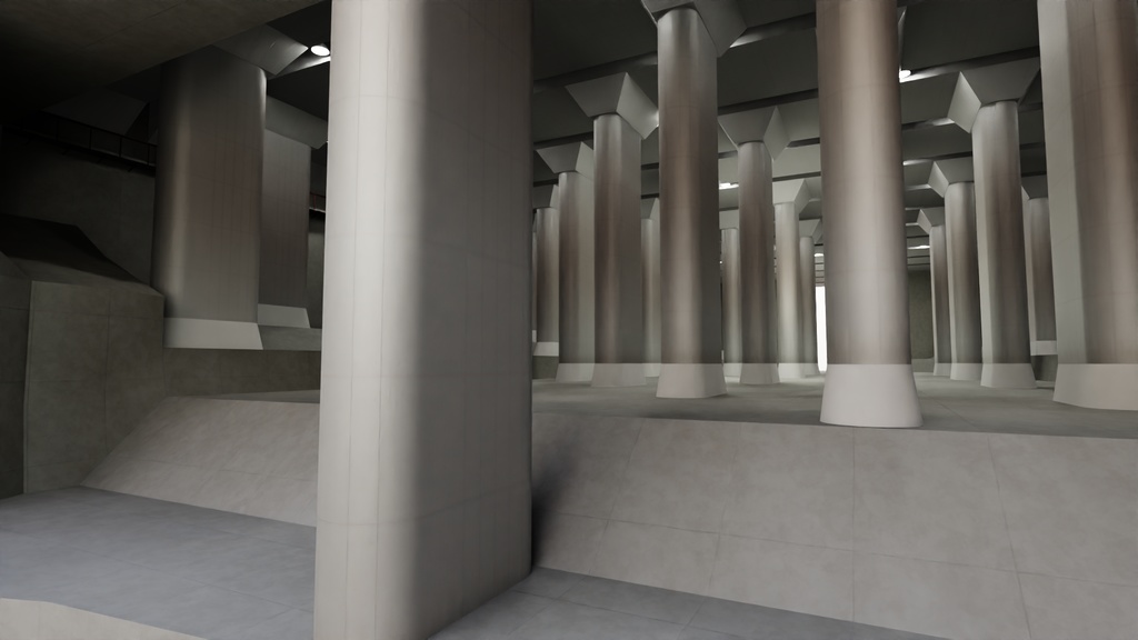 首都圏外郭放水路 3Dモデル