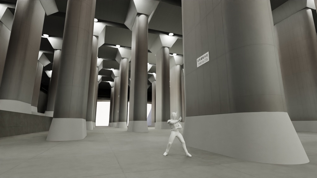 首都圏外郭放水路 3Dモデル