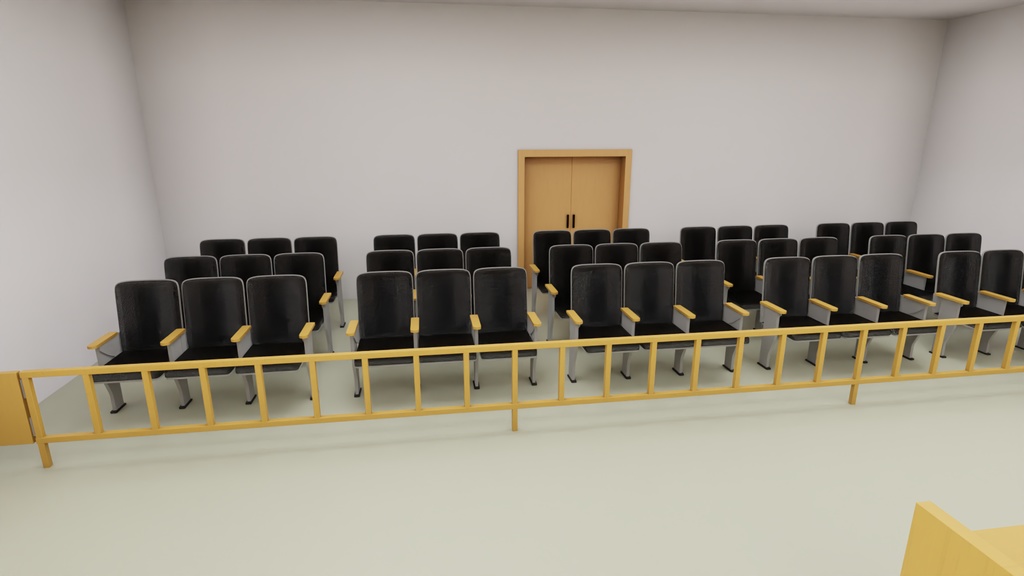 裁判所 3Dモデル