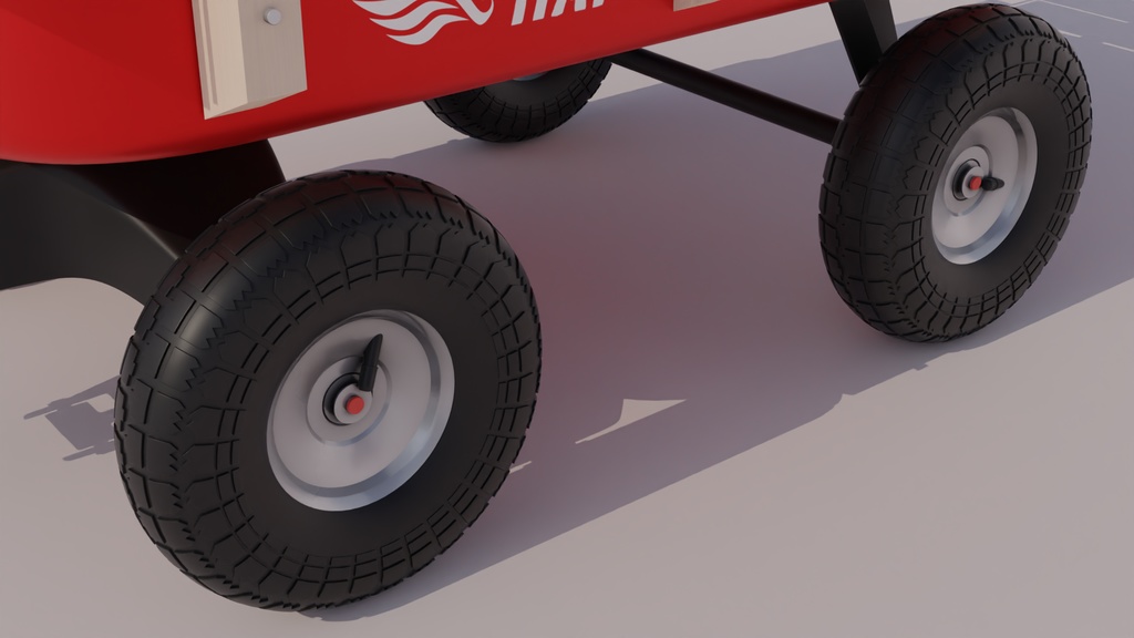 ガーデンカート 3Dモデル