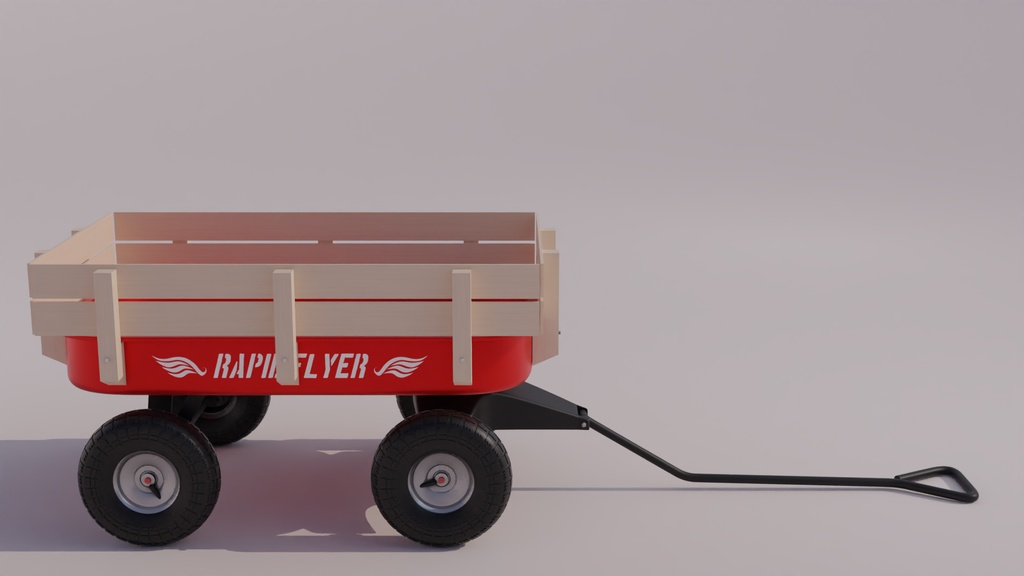 ガーデンカート 3Dモデル
