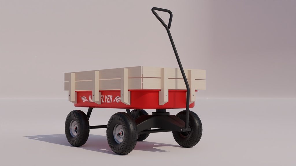 ガーデンカート 3Dモデル