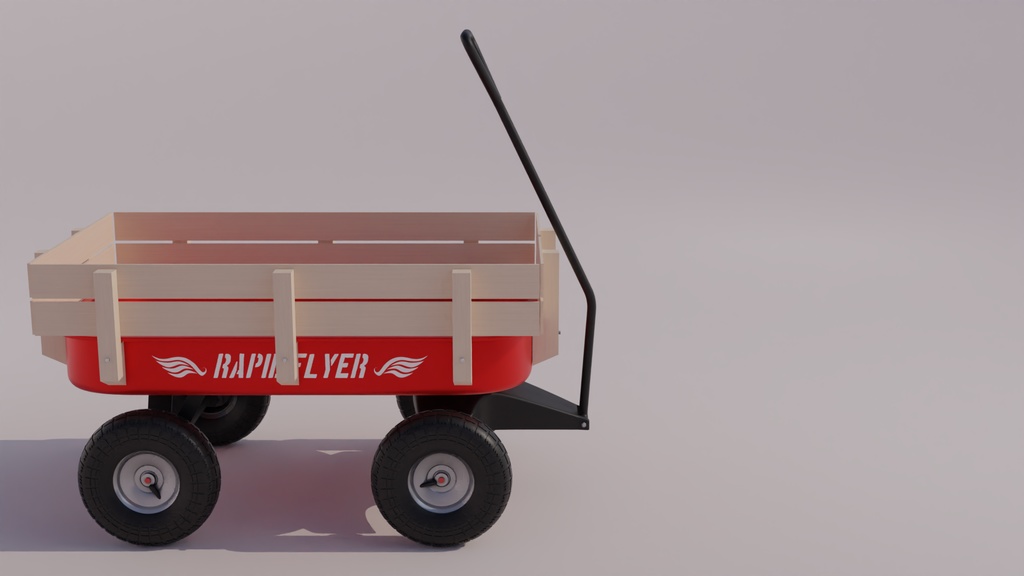ガーデンカート 3Dモデル