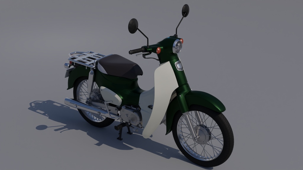 50ccバイク 3Dモデル