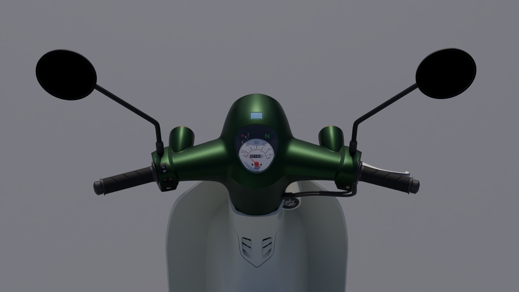 50ccバイク 3Dモデル