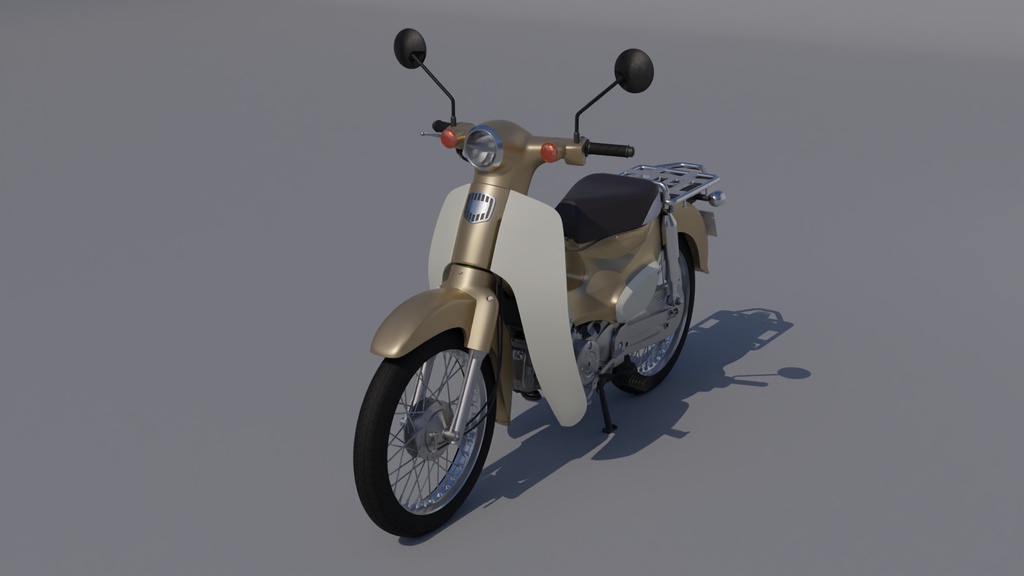 50ccバイク 3Dモデル