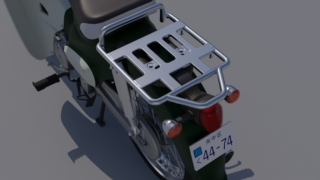 50ccバイク 3Dモデル