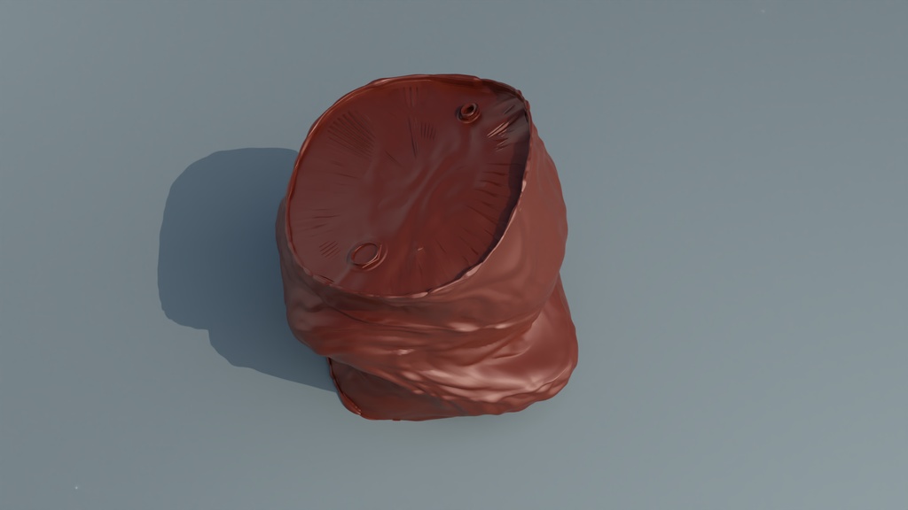 ドラム缶 3Dモデル